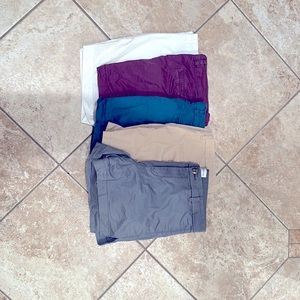 Old navy size 12 5 inch everyday short 5 pairs